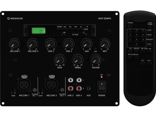 MXT-52MP3 - Mikser z wbudowanym odtwarzaczem MP3