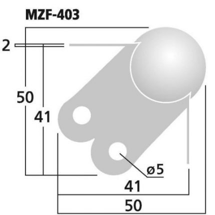 MZF-403 - Metalowe naroże