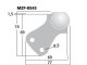 MZF-8545 - Metalowe naroże do obudów głośnikowych