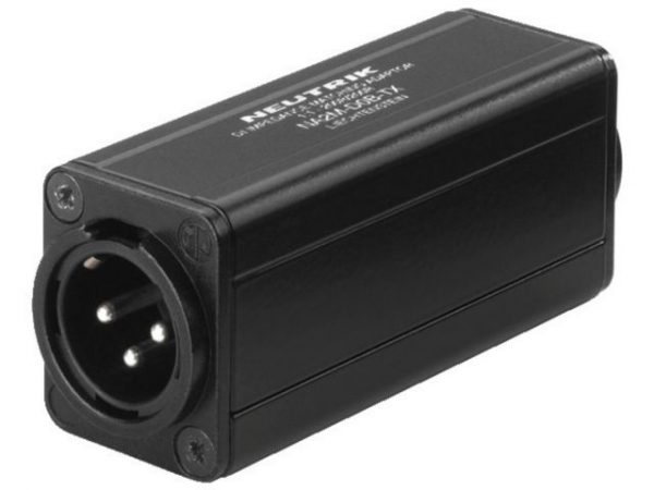 NA-2MD0BTX - Przejściówka symetryzująca NEUTRIK XLR/gniazdo RCA z separacją masy