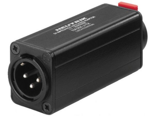 NA-2MJTX - Przejściówka symetryzująca NEUTRIK XLR/6.3mm z separacją masy