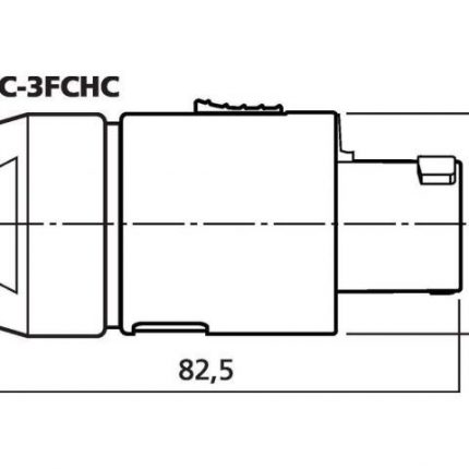 NAC-3FCHC - Wtyk NEUTRIK POWERCON