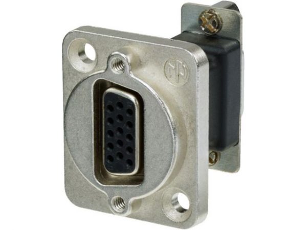 NADB-15FF - Gniazdo montażowe przelotowe D-Sub 15-pinowe