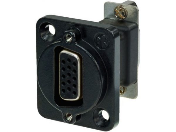 NADB-15FFB - Gniazdo montażowe przelotowe D-Sub 15-pinowe