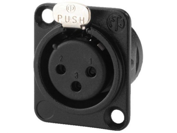 NC-3FDL1BAG - Gniazdo montażowe XLR NEUTRIK