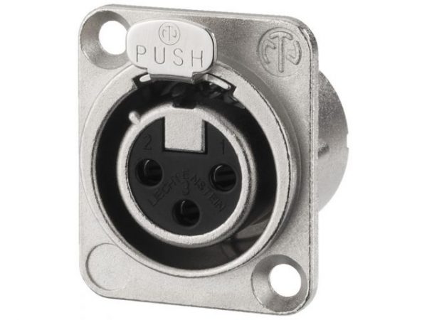 NC-3FDLX - Wtyk montażowy XLR NEUTRIK
