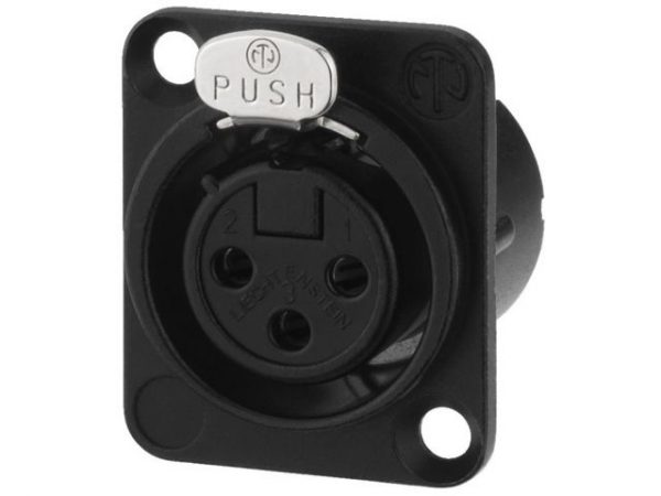 NC-3FDLXBAG - Wtyk montażowy XLR NEUTRIK