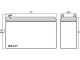NPA-12/7 - Akumulator ołowiowy 12V/7.2Ah
