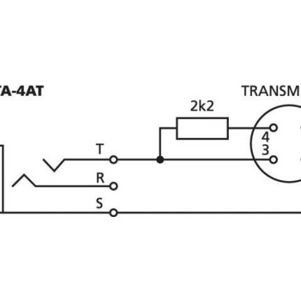 NTA-4AT - Przejściówka do mikrofonów nagłownych