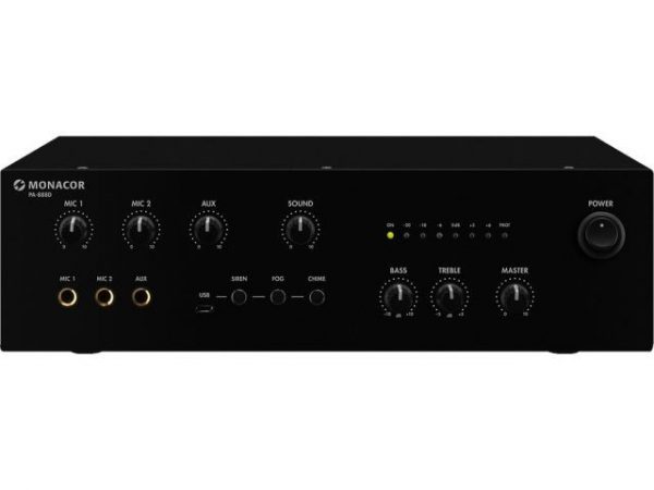 PA-888D - Cyfrowy (klasa D) wzmacniacz miksujący PA