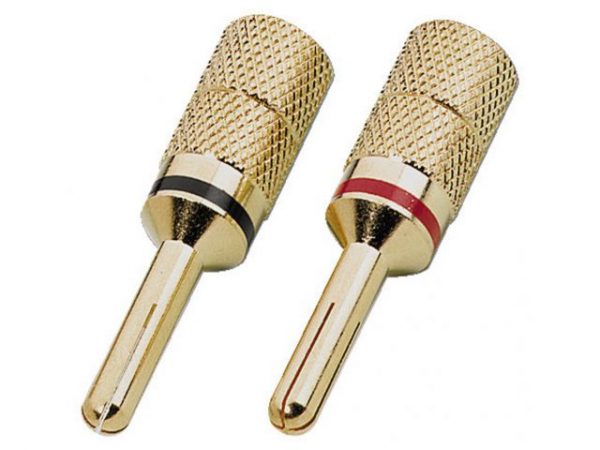 SPC-425/B - Para wtyków bananowych 4mm do głośników