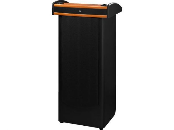 SPEECH-204 - Profesjonalna mównica z kolumną głośnikową i wbudowanym podwójnym odbiornikiem bezprzewodowym w technologii UHF PLL