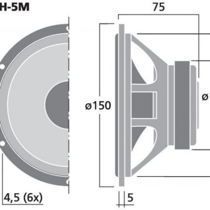 SPH-5M - Głośnik nisko-średniotonowy HiFi