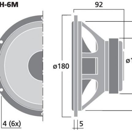 SPH-6M - Głośnik niskotonowy HiFi