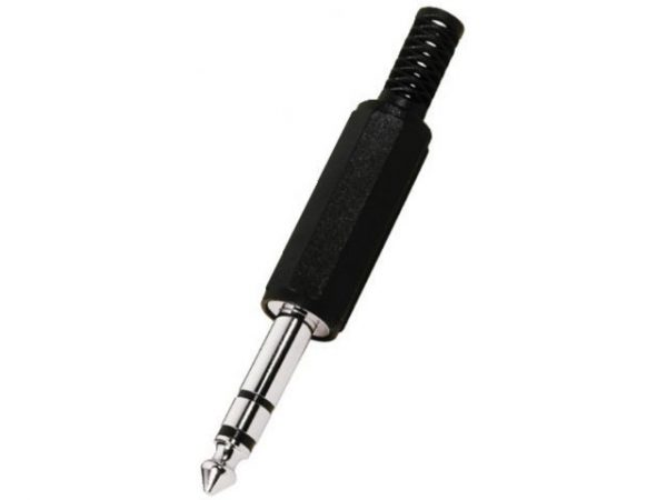 T-213P - Wtyk 6.3mm stereo