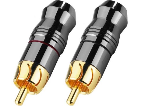 T-723G - Wtyk RCA High-End