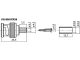 UG-88/UCR58 - Zaciskany wtyk BNC