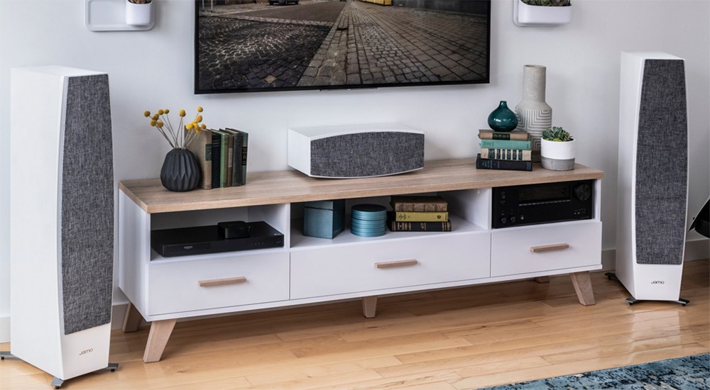 JAMO Concert C95 II - Kolumny podłogowe BIAŁE OUTLET