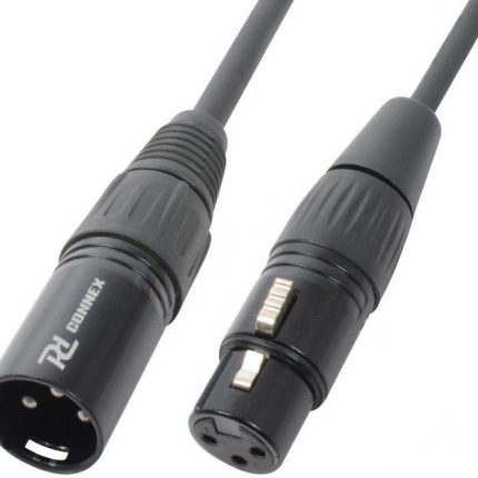 PD Connex – Kabel mikrofonowy, sygnałowy XLR (m) – XLR (f) 6m