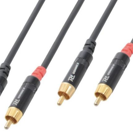 PD Connex – Kabel sygnałowy 2x RCA Męki – 2x RCA Męski 3m