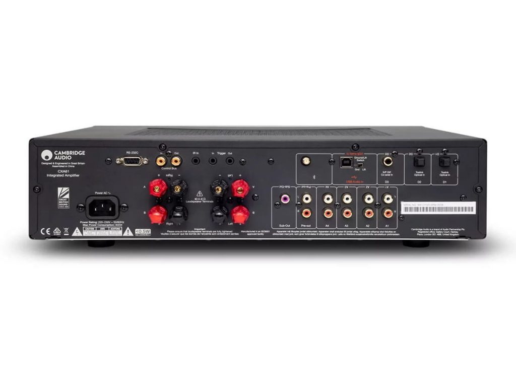 Cambridge Audio CXA61 – wzmacniacz zintegrowany 90W 3