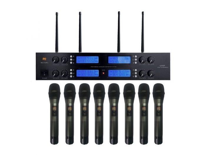 P2 WA 510R + WA 510RCT – bezprzewodowy system konferencyjny z mikrofonami doręcznymi 8