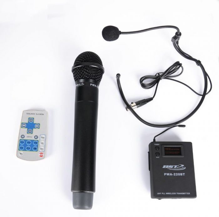 BST – Kolumna mobilna z mikrofonami PRO BST PWA320 12