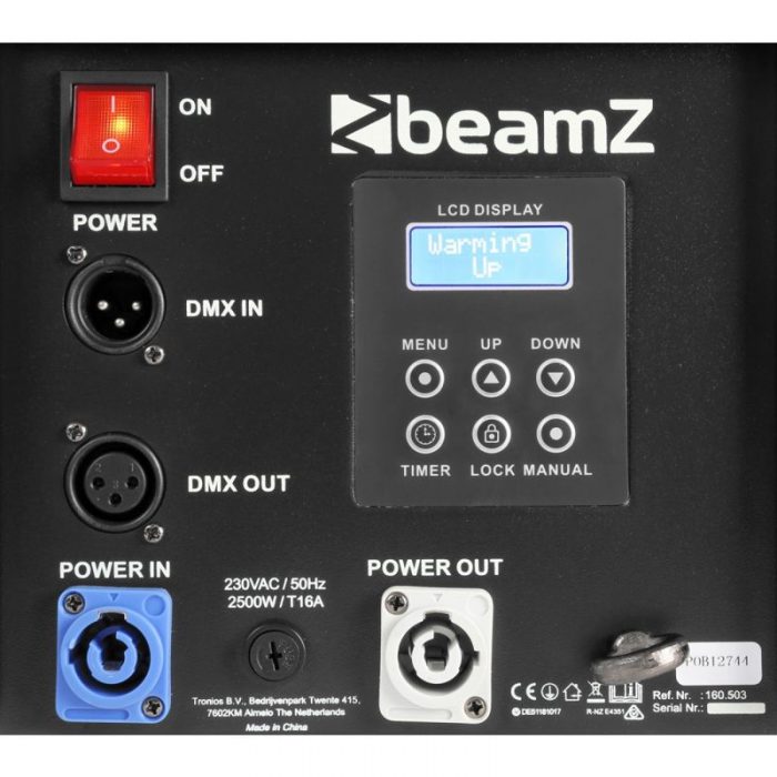 BeamZ – Wytwornica dymu pionowego BeamZ S2500 z LED 11