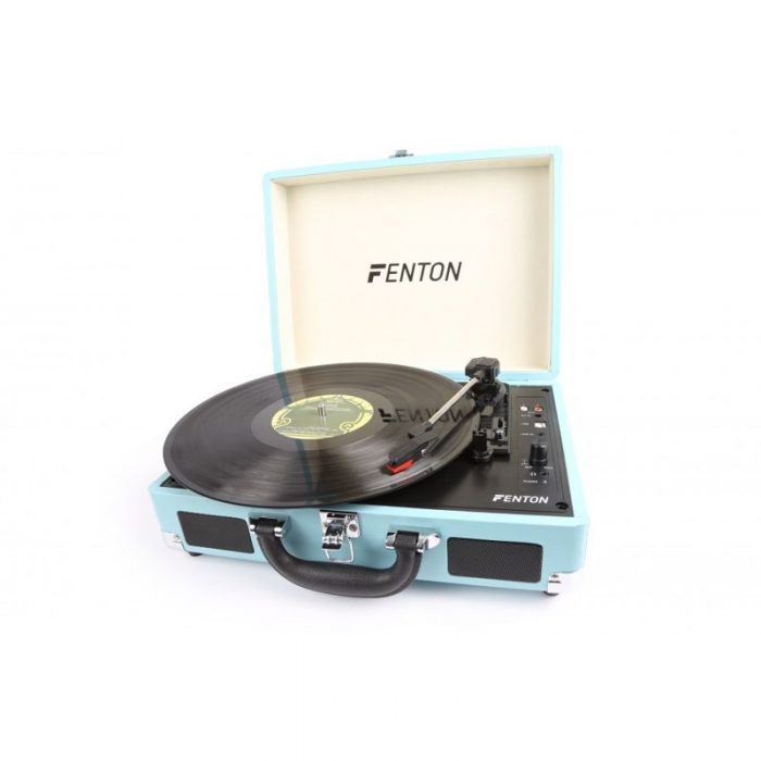 FENTON – Gramofon w niebieskiej walizce Fenton RP115 + WINYL GRATIS 13