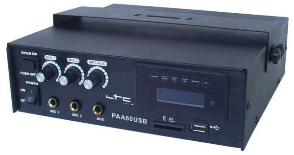 Wszechstronny wzmacniacz radiowęzłowy PAA60USB marki LTC.