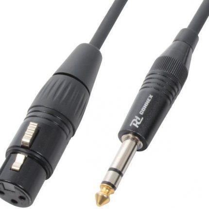 PD Connex – Kabel XLR (f) – Jack 6,3 stereo 1,5m 2