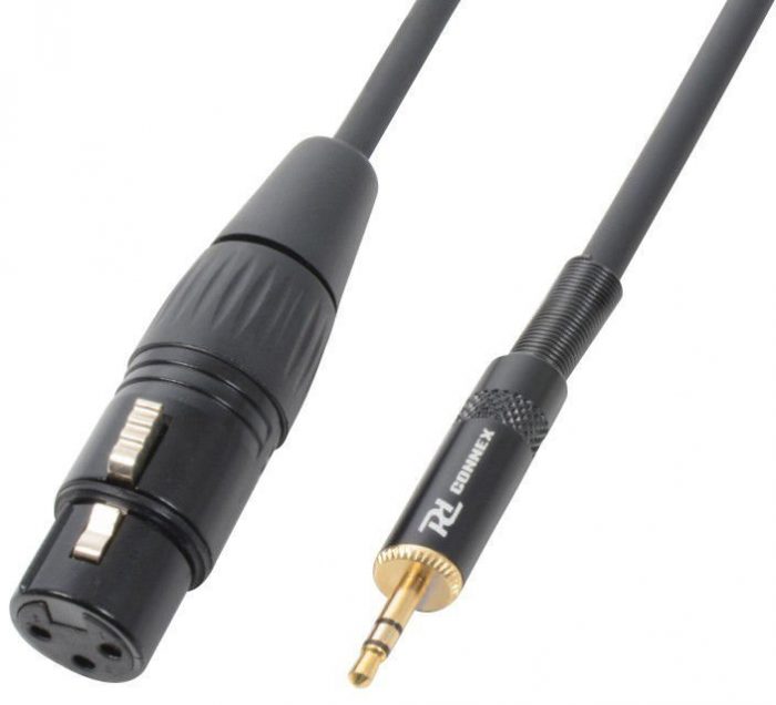 PD Connex – Kabel XLR (f) – mini Jack 3,5mm 0,5m 8