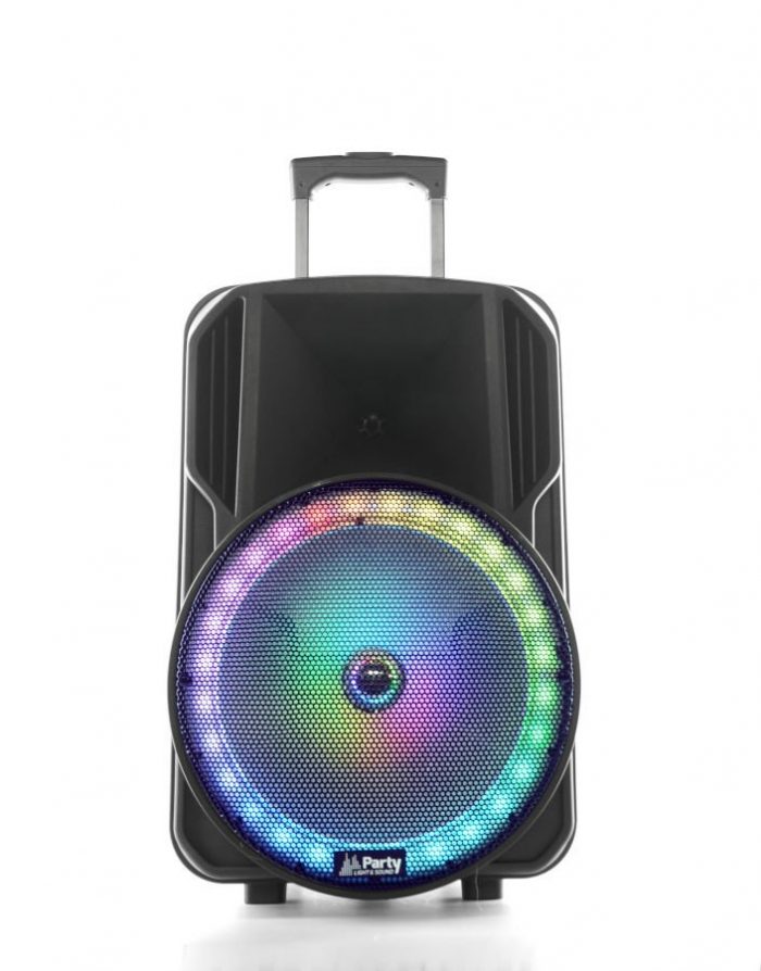 Party Light&Sound – Kolumna mobilna LED 12”/30cm USB BT MIC FM PARTY-12RGB 10