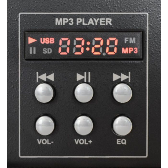 4-kanałowy mikser dla DJa z funkcją Talkover oraz możliwością podłączenia dwóch mikrofonów.