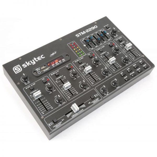 8-kanałowyl Mixer Sound Effects SkyTec STM2290 SD/USB/MP3/BT
