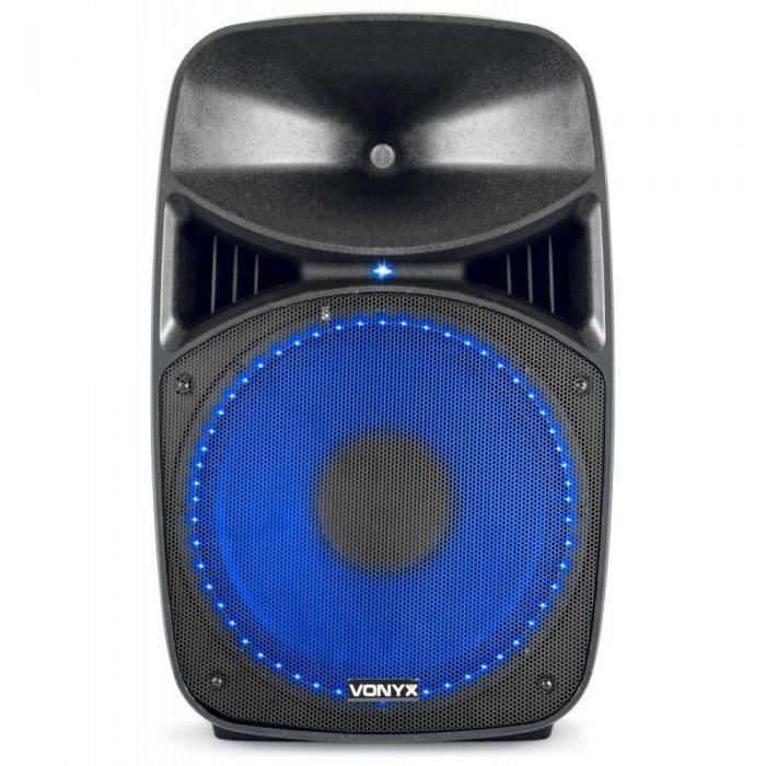 VONYX – Aktywny zestaw kolumn Vonyx VPS152A 1000 W + statywy + mikrofon 11