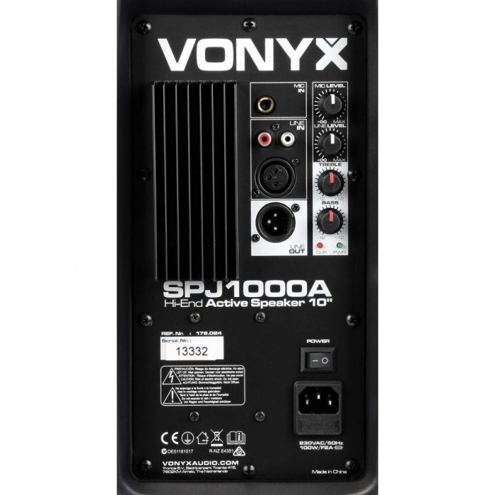 VONYX – Kolumna aktywna Vonyx SPJ-1000AD 10″ 400W 11