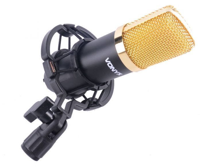 VONYX – Mikrofon pojemnościowy Vonyx CM400B Studio czarno złoty 11