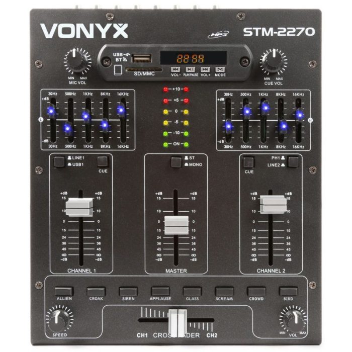 VONYX – Mikser Dj’ski Vonyx STM2270 SD/USB/MP3/BT 10