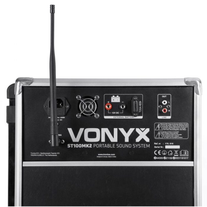VONYX – Mobilny zestaw nagłośnieniowy z mikrofonami Vonyx ST100 MK2 11