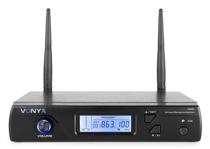 VONYX – Zestaw mikrofonowy bezprzewodowy UHF Vonyx WM61 10
