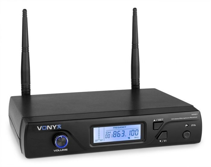 VONYX – Zestaw mikrofonowy bezprzewodowy UHF Vonyx WM61 11