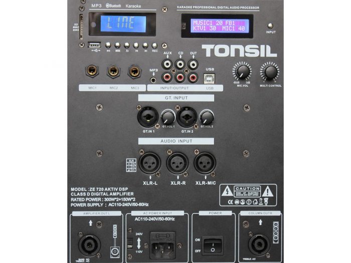 Tonsil ZE 720 Aktiv – Aktywna kolumna nagłośnieniowa z DSP 9