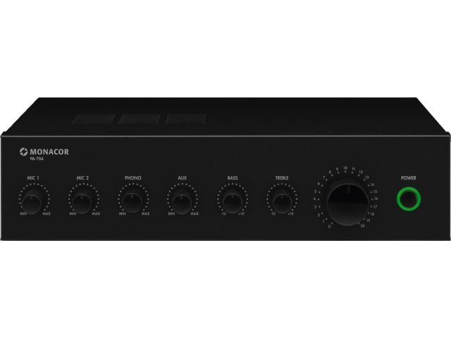 MONACOR-PA-704 PA-704 - Wzmacniacz miksujÄ…cy PA