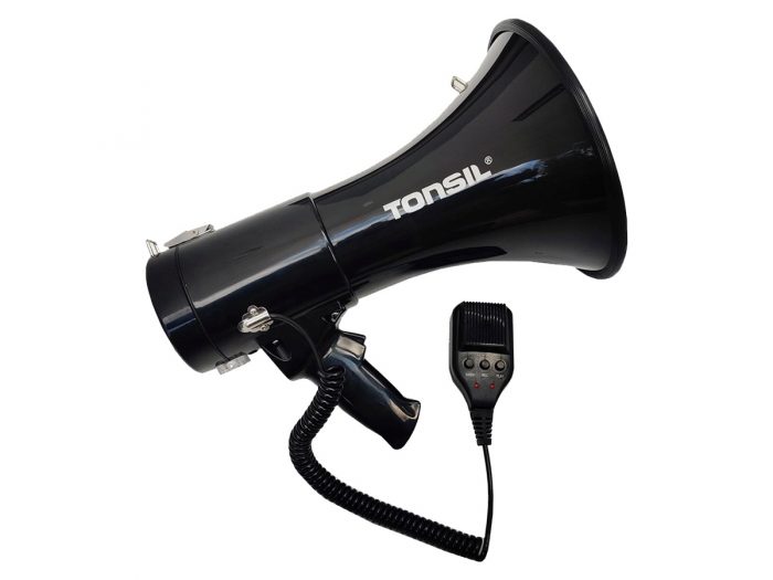 Tonsil TE 24/20 – megafon z odtwarzaczem MP3 USB SD 30W 8