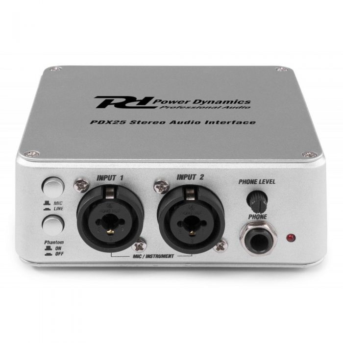 Power Dynamics – Interfejs audio 2CH USB Power Dynamics PDX25 12