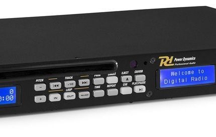 Odtwarzacz multimedialny Power Dynamics PDC-60 USB/CD PLAYER/FM/DAB+