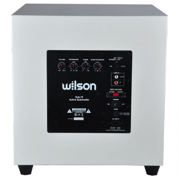 WILSON – SUB-12 WHITE HGL 12