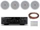 Głośniki sufitowe JBL Stage 2 x4 + Wzmacniacz Voicekraft VK 338
