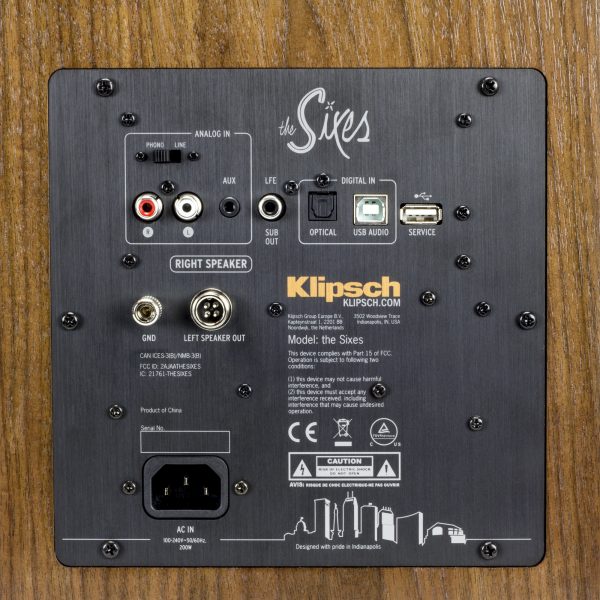 The-Sixes-Klipsch-wejscia